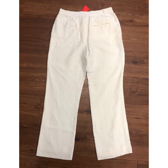 Lauren by Ralph Lauren 100% Silk Exterior Wide Leg Pants - size 4 - Picture 2 of 9